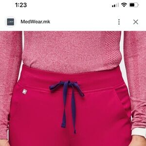 Figs Salta Seamless Rose Pink Underscrub